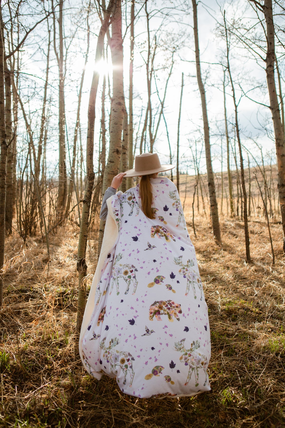 Canadian Critters Throw Blanket