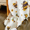 Bumblebee Baby Swaddle with Flower Pattern