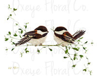 Chickadee Pair