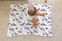 Dino Minky Baby Blanket