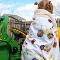 Farm Life Minky Baby Blanket