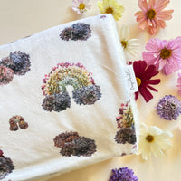 Rainy Day Rainbows Minky Baby Blanket