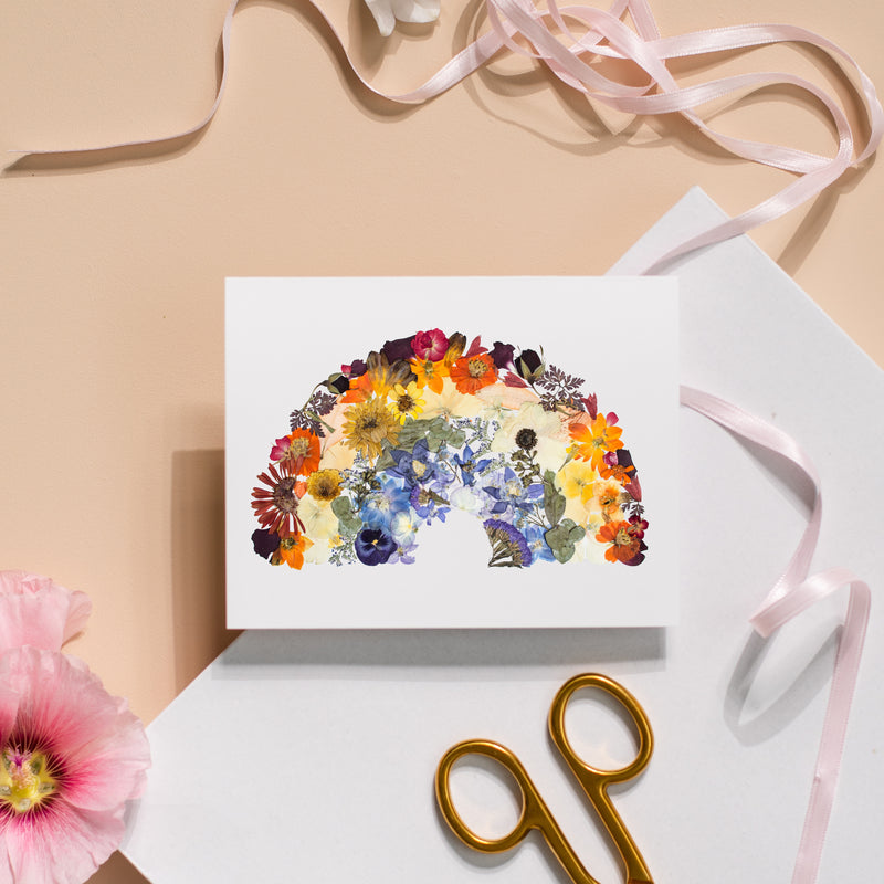 Bright Rainbow Greeting Card