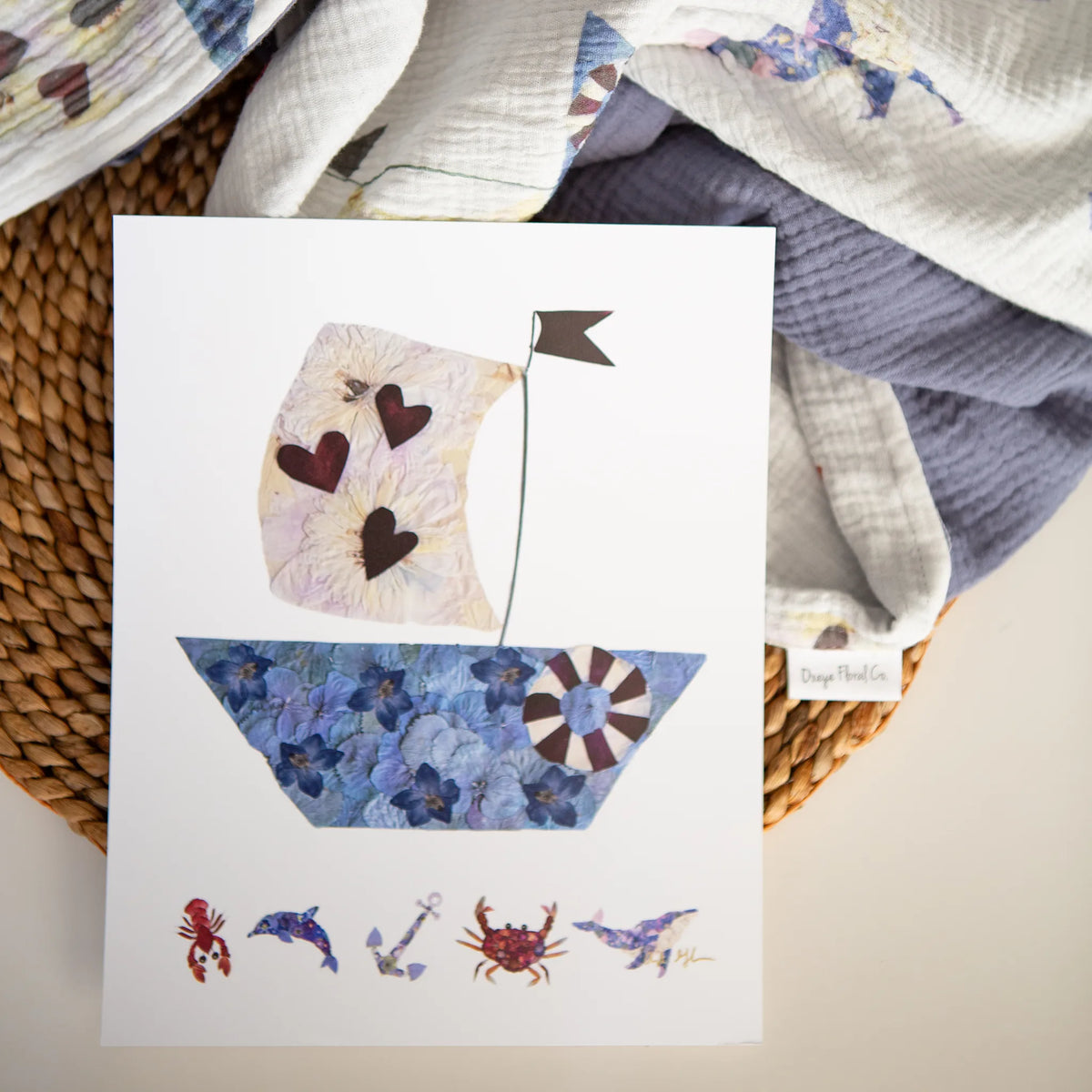 Baby Room Wall Decor with Sailboat