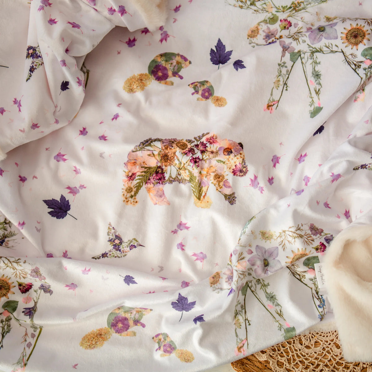 Canadian Critters Throw Blanket