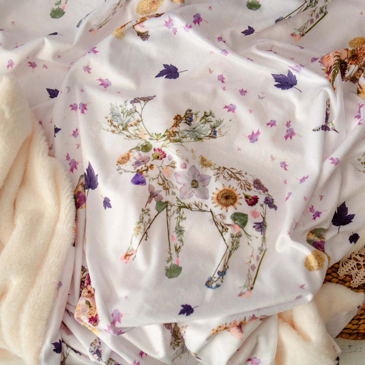 Canadian Critters Throw Blanket