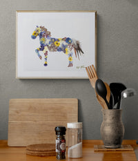 Oxeye Floral Co Havlock the Horse Art Print