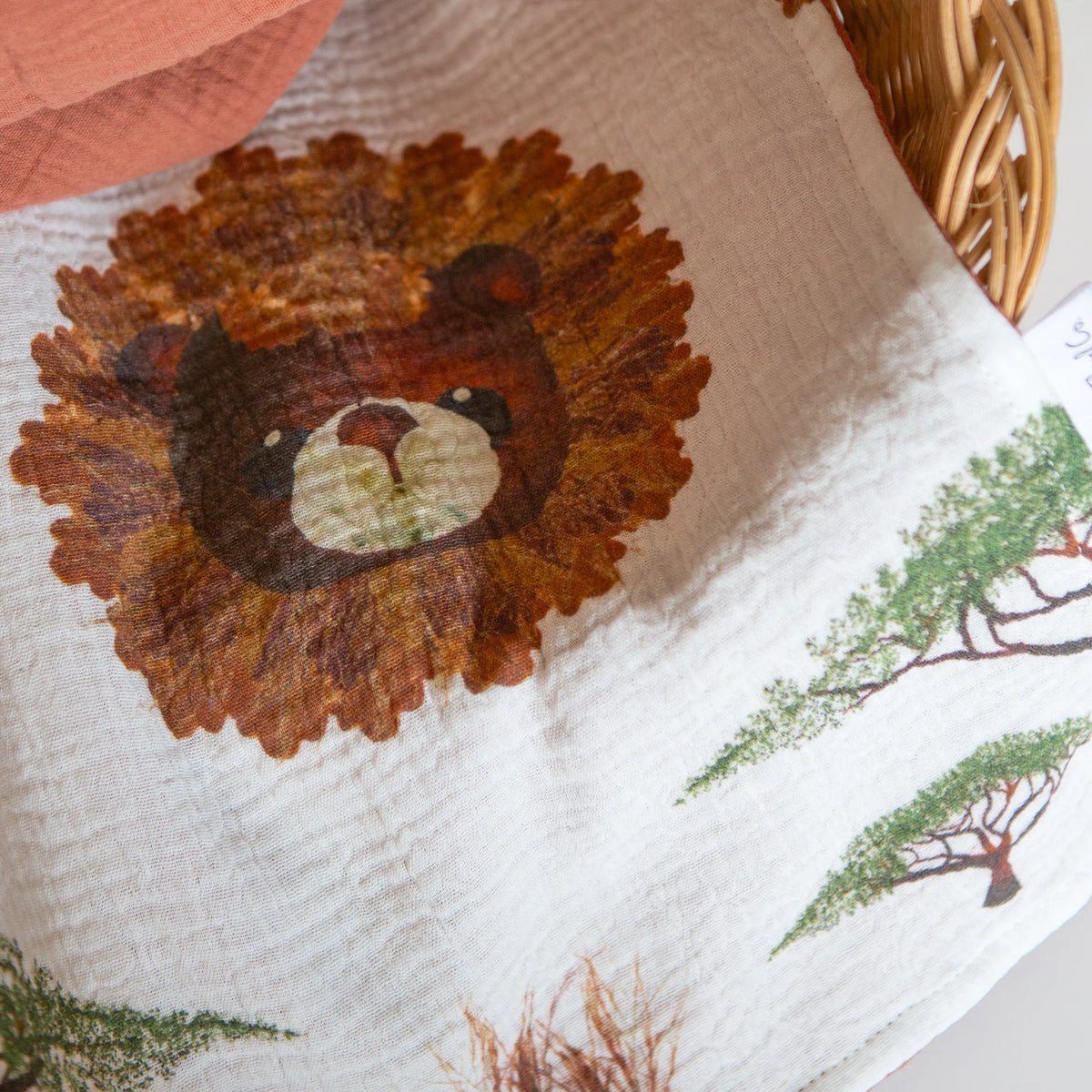 Adorable lion blanket for kids and babies