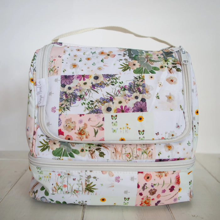 Floral patterned Verona lunch bag on a white background