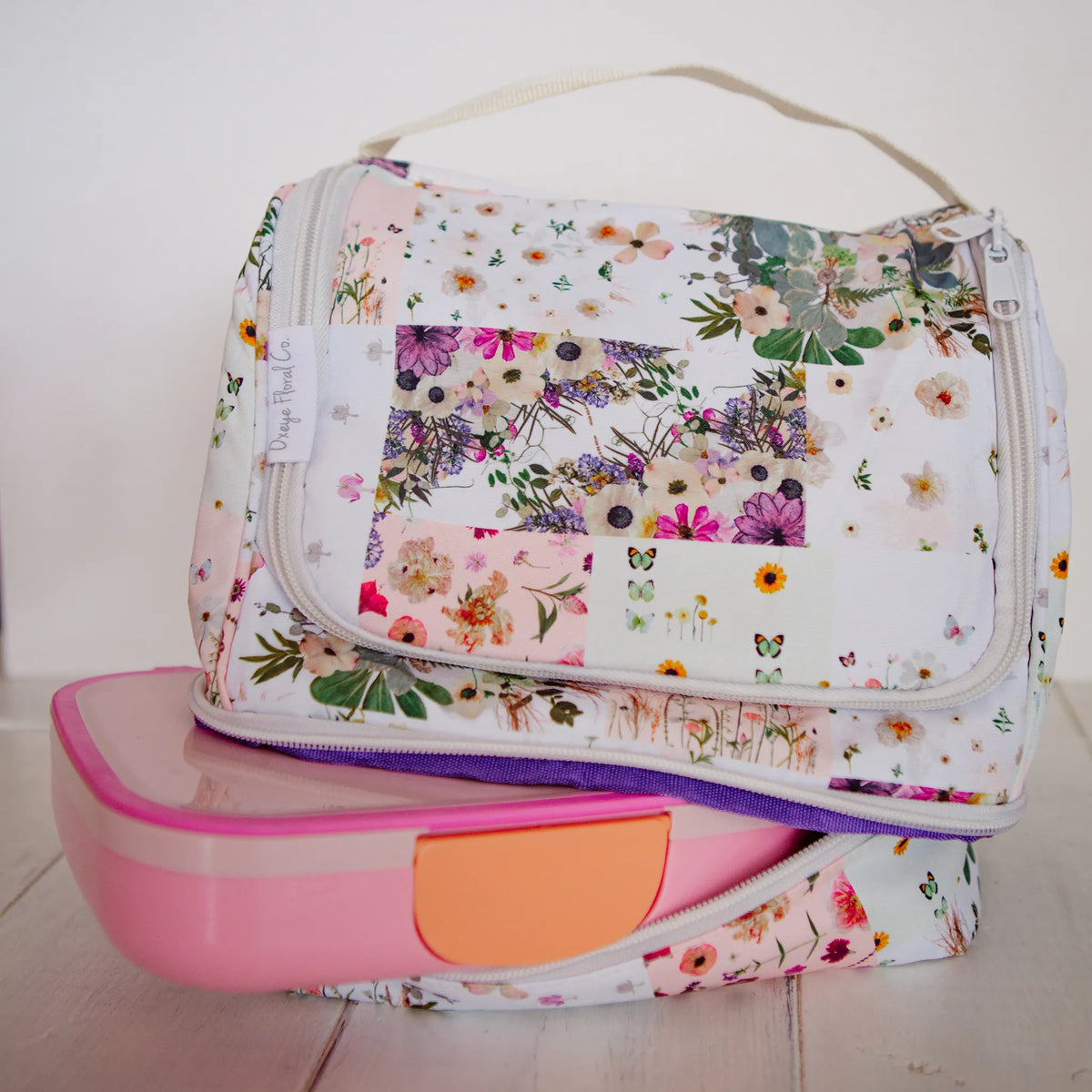 Verona lunch box by Oxeye Floral Co with bento box inside