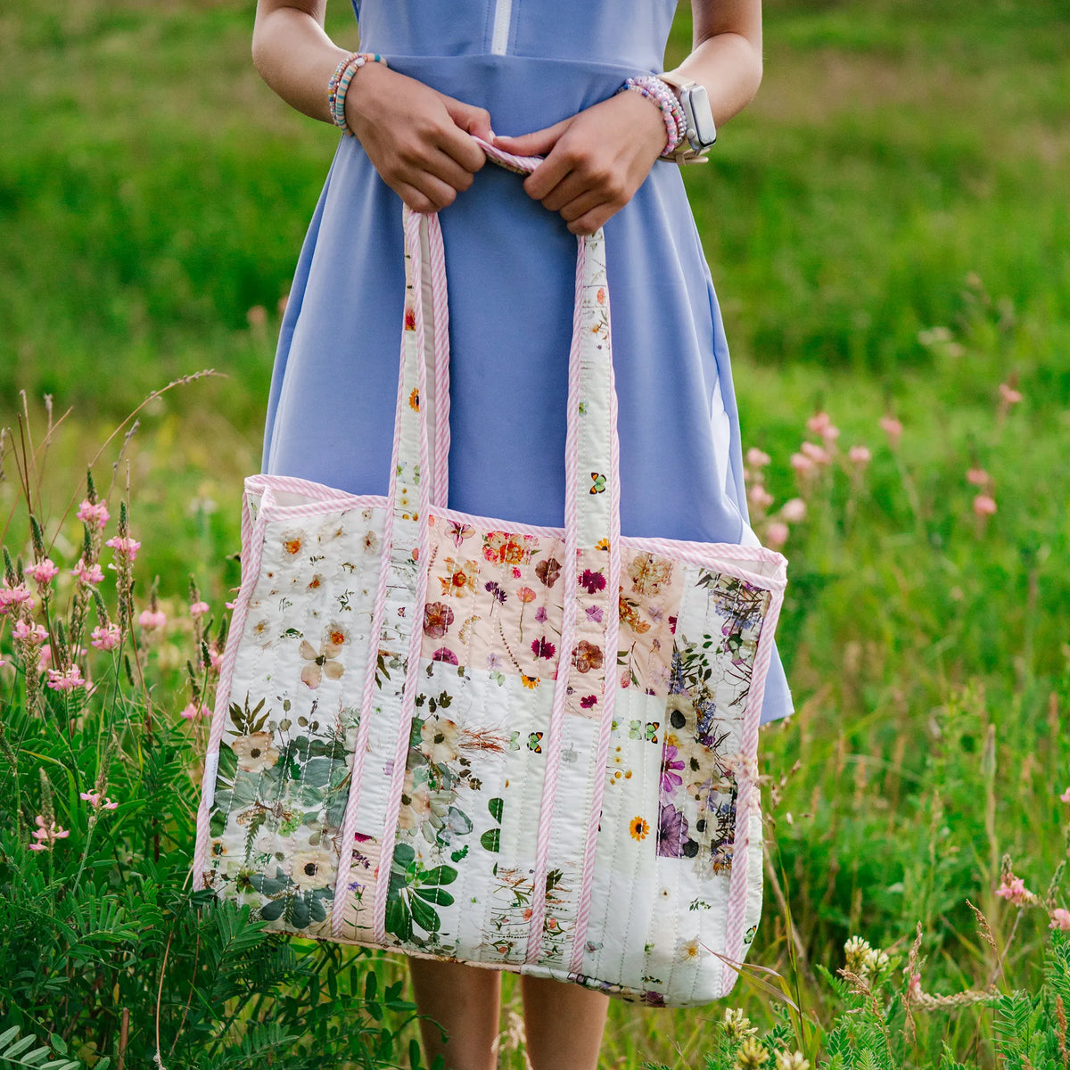 Bouquet inspired tote bag by Oxeye Floral Co