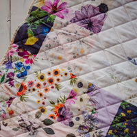 Verona Voyager Blanket close up design by Oxeye Floral Co