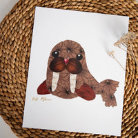 Pressed Flower Walrus Art Oxeye Floral Co