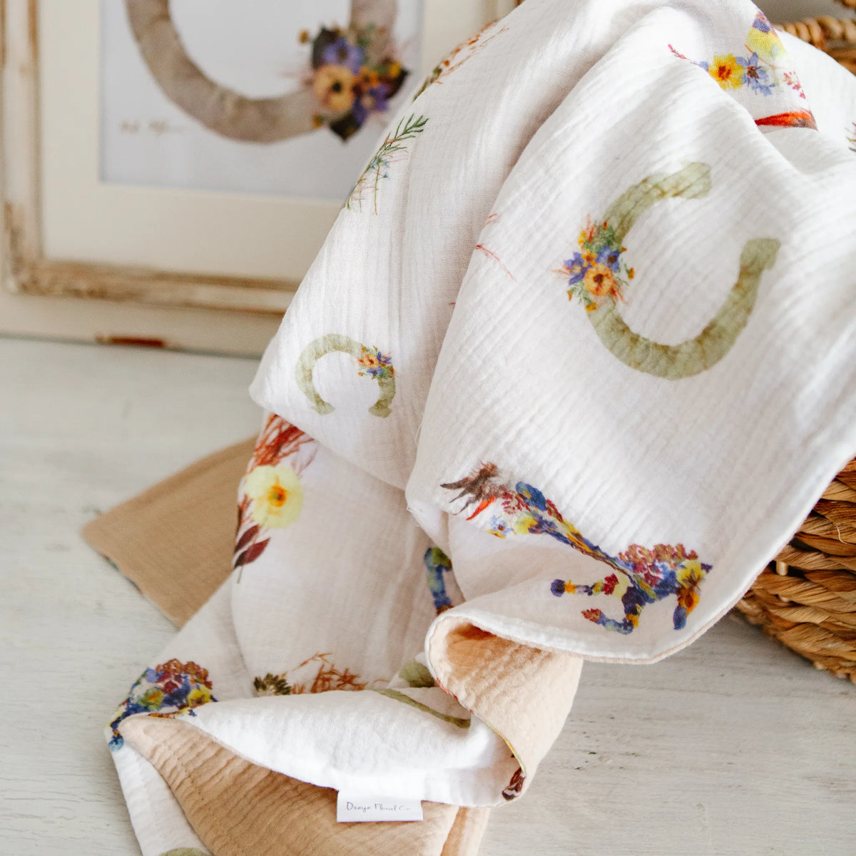 Western design baby blanket