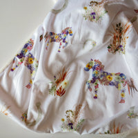 Western theme baby blanket