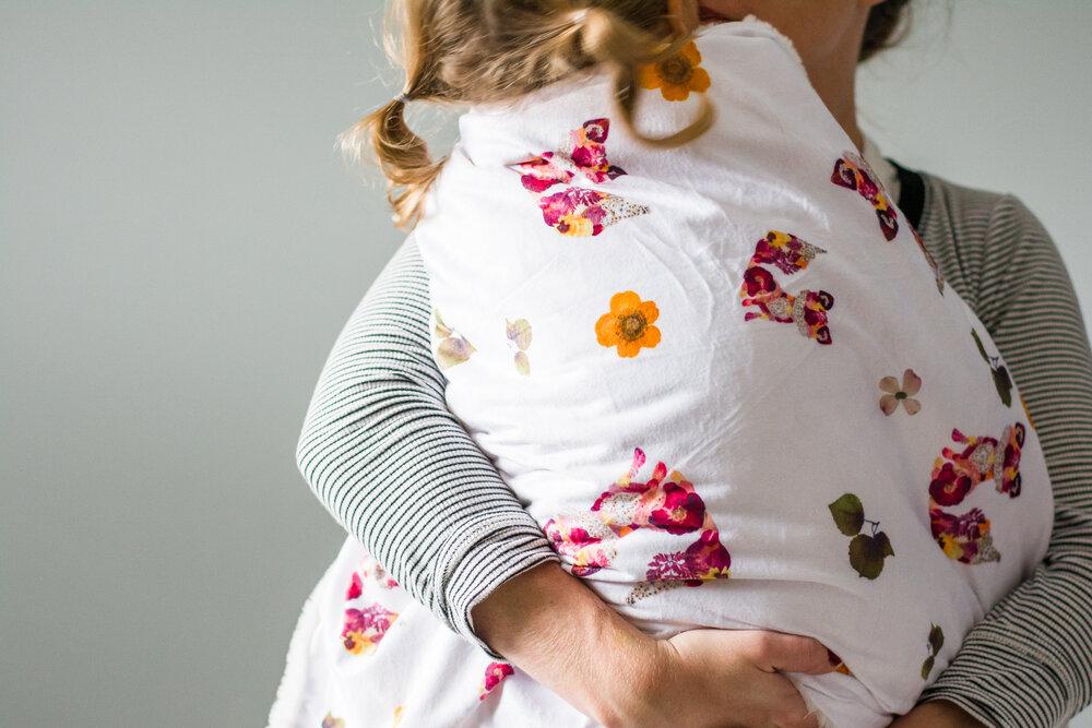 Forest Fox Minky Baby Blanket