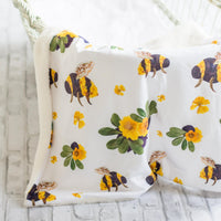 Bumblebee Minky Baby Blanket