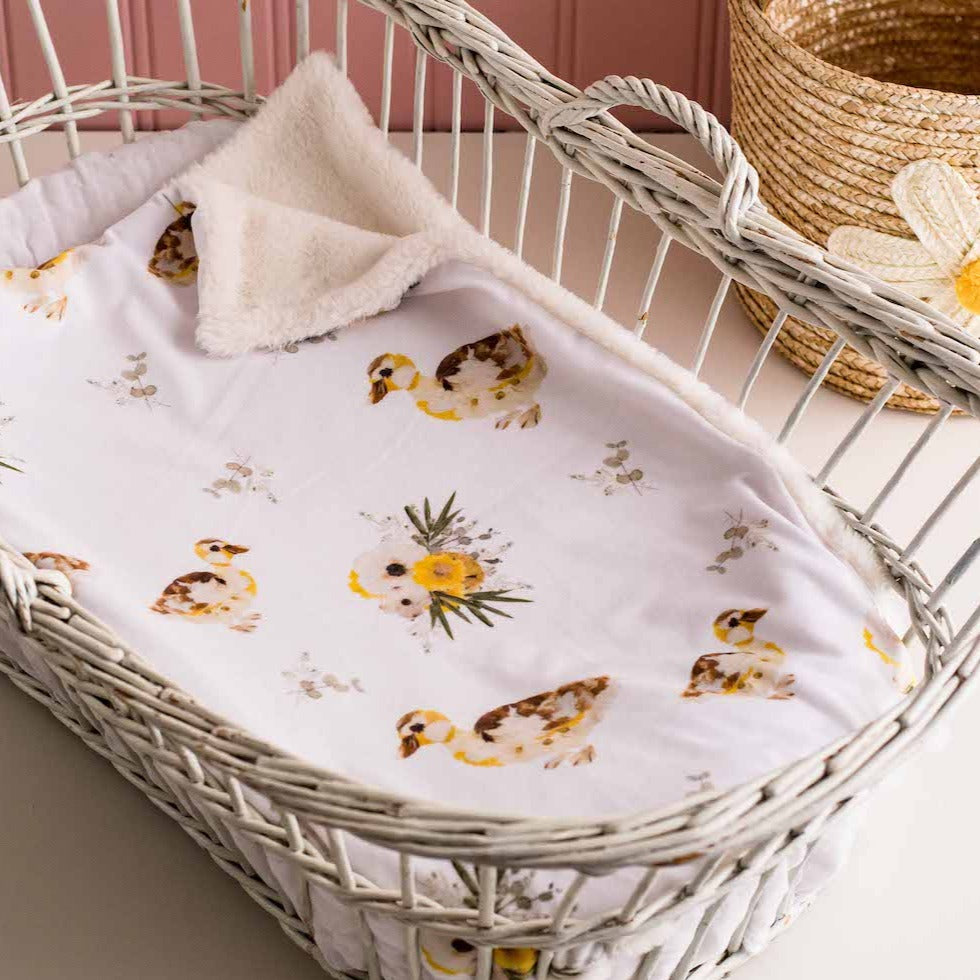 Ducklings Baby Blanket Pressed Floral Designs Oxeye Floral Co