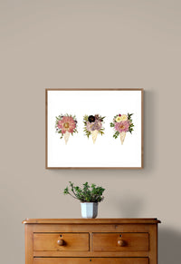 Ice Cream Cones (Digital Prints)