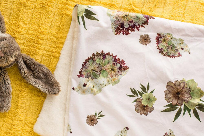 Hedgehog Minky Baby Blanket