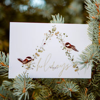 Chickadee Christmas Greeting Card