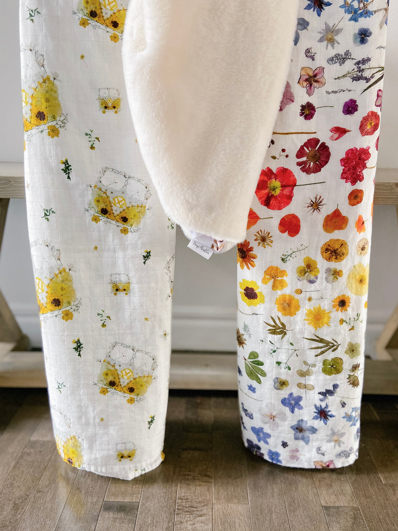 3 Swaddle Bundle: Mix-and-match Floral Swaddles