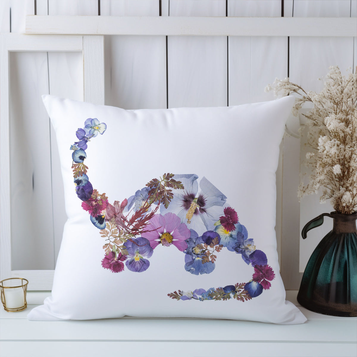 Brontosaurus Pillow Cover