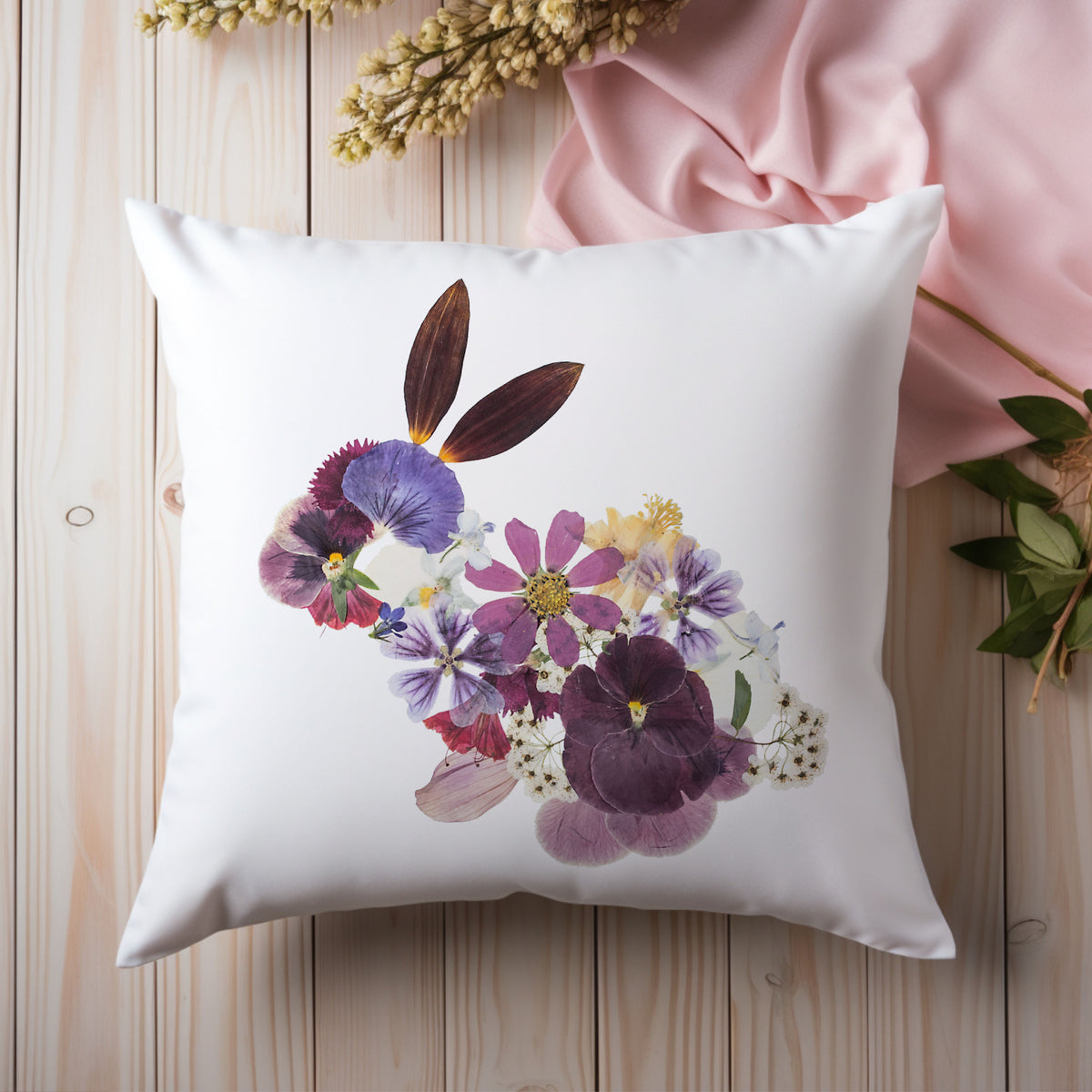 Bunny Pillow Cover