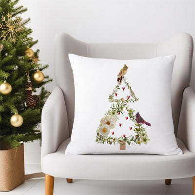 Christmas Cardinal Pillow Covers