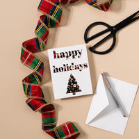 Retro holidays Greeting Card