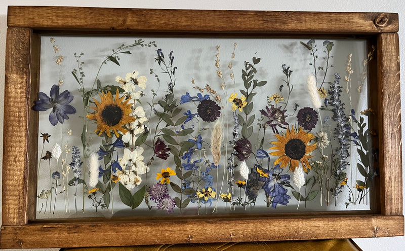 Glass Framed Bouquets & Meadows