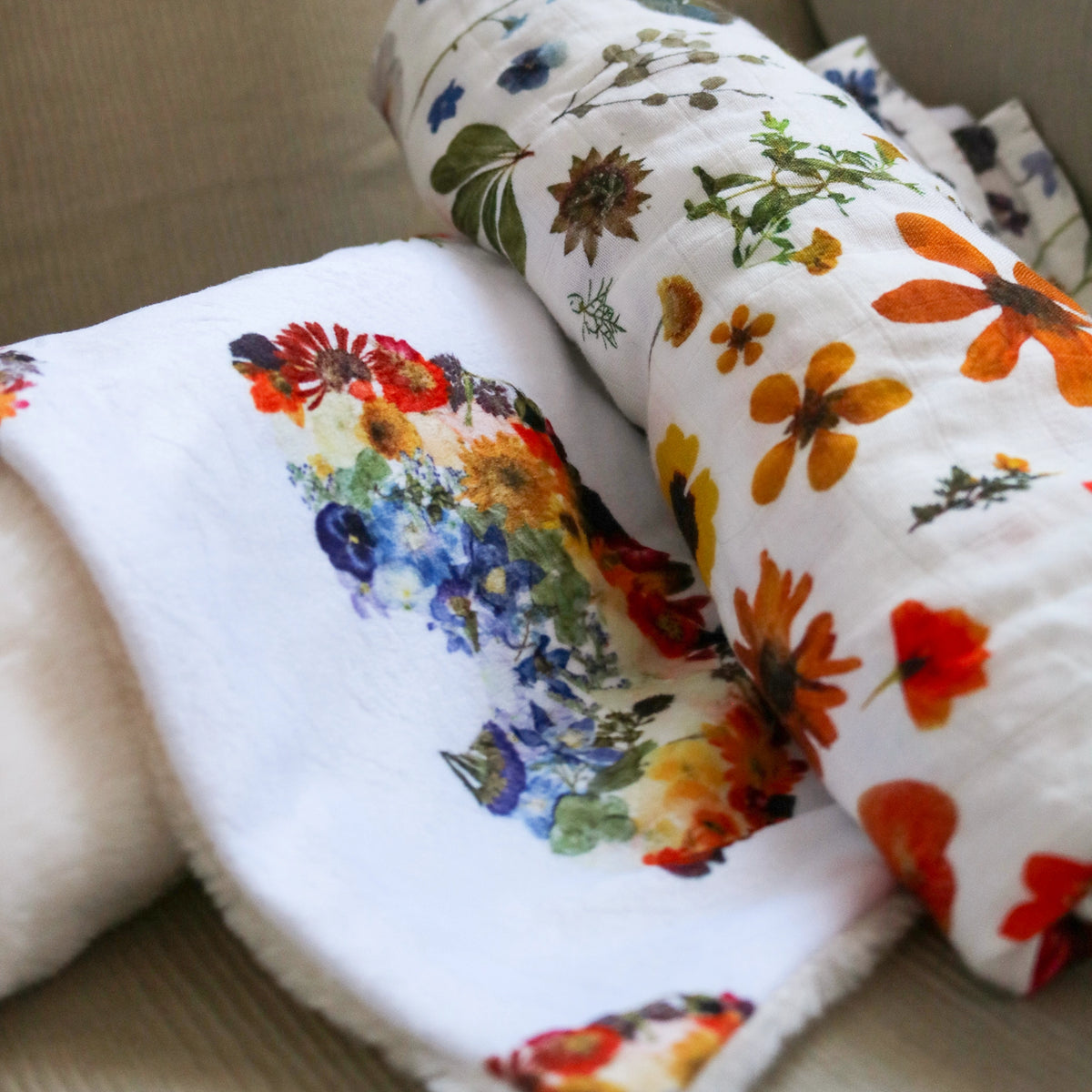 Baby Blanket & Swaddle Gift Bundle