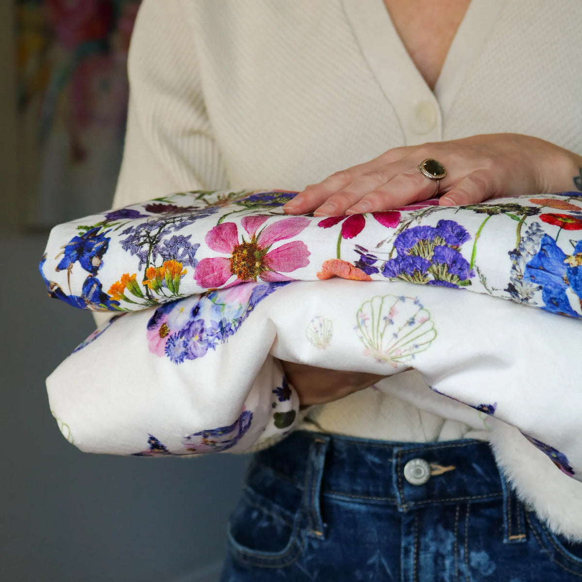 Minky Baby Blanket & Swaddle Gift Bundle