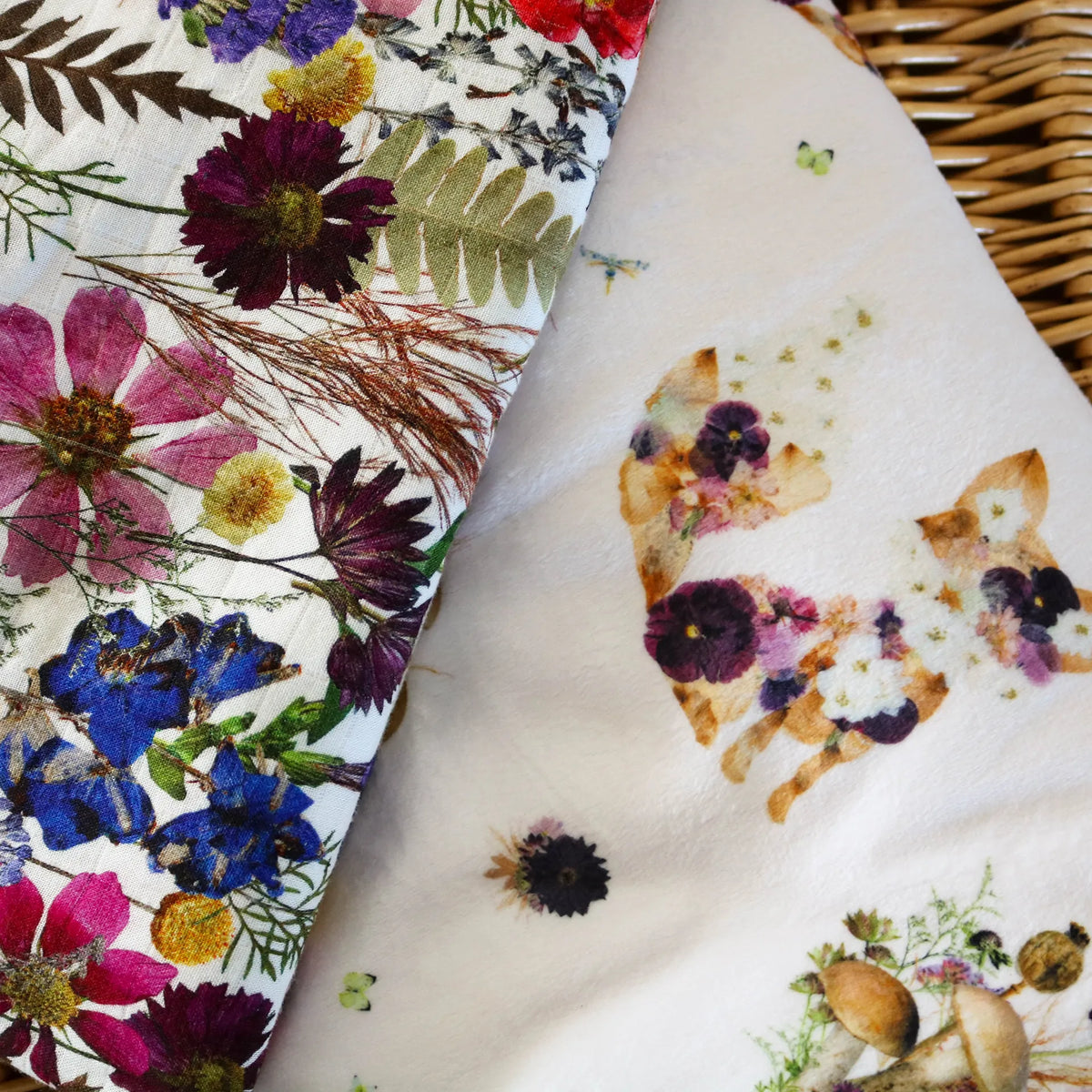 Minky Baby Blanket & Swaddle Gift Bundle