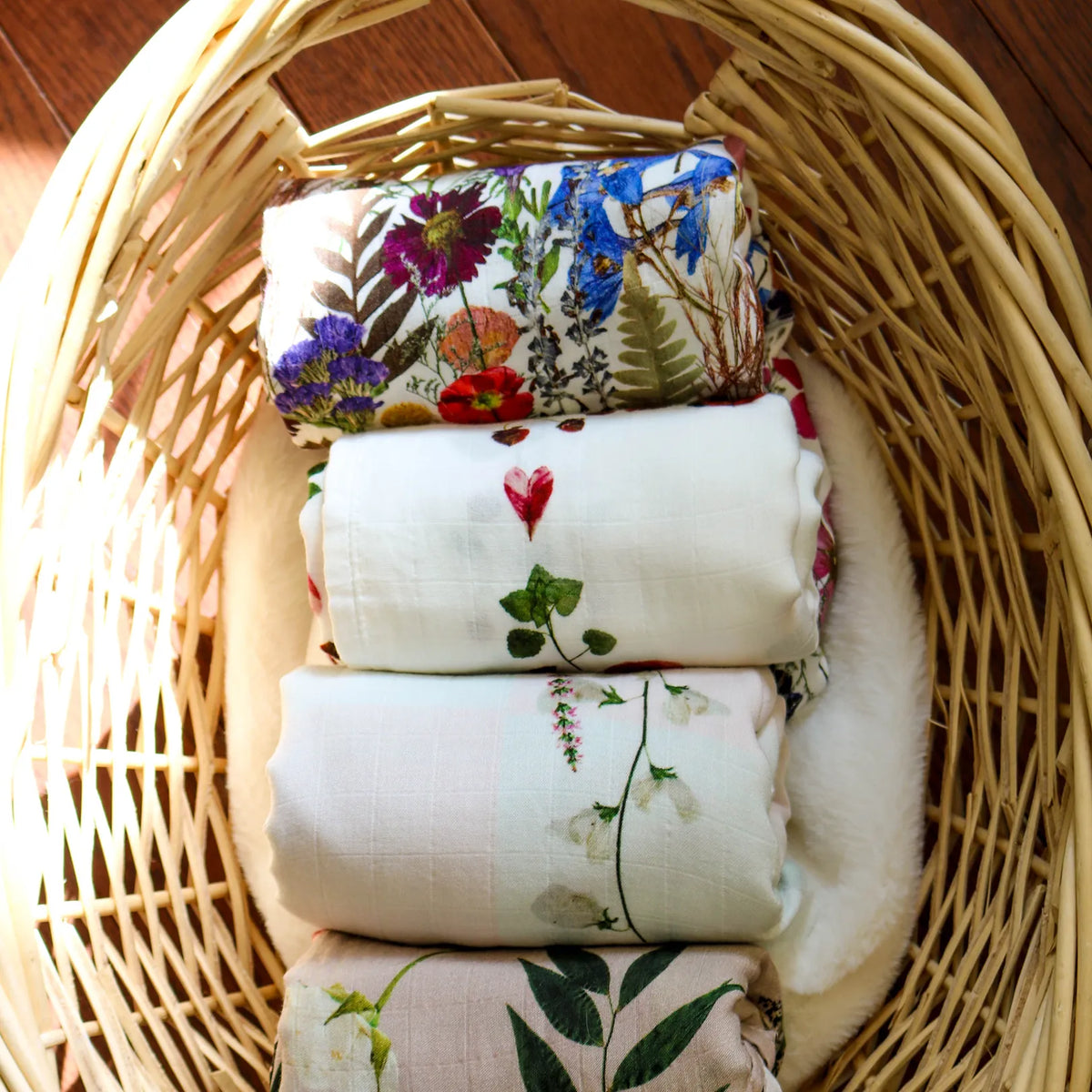 Minky Baby Blanket & Swaddle Gift Bundle