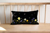 Midnight Meadow Lumbar Pillow Cover