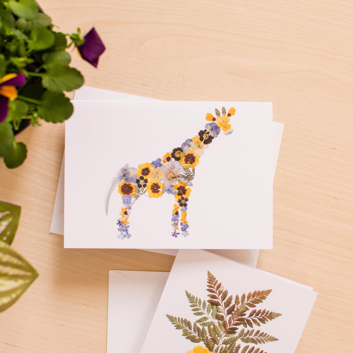 Giraffe Greeting Card