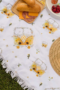 Yellow VW Picnic Blanket