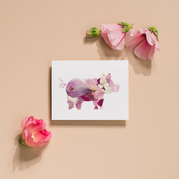 Pig Greeting Card