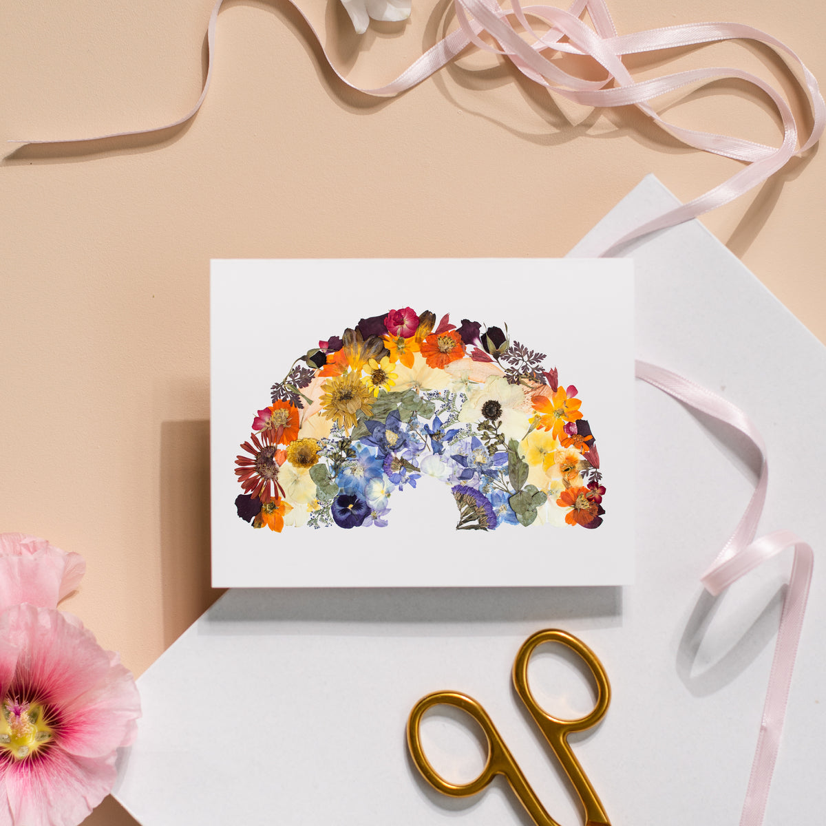 Bright Rainbow Greeting Card