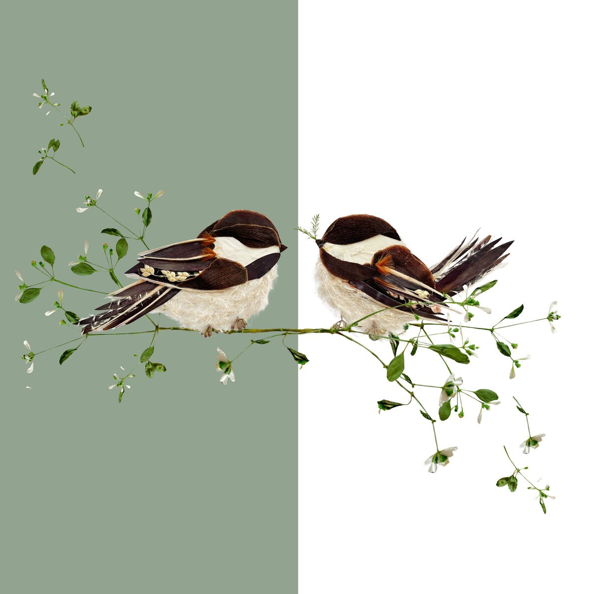 Chickadee Pillow Cover