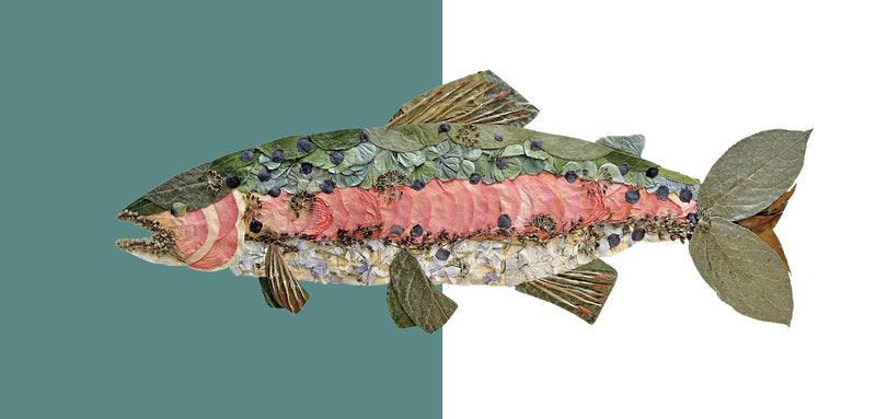 Trout Lumbar Pillow Cover