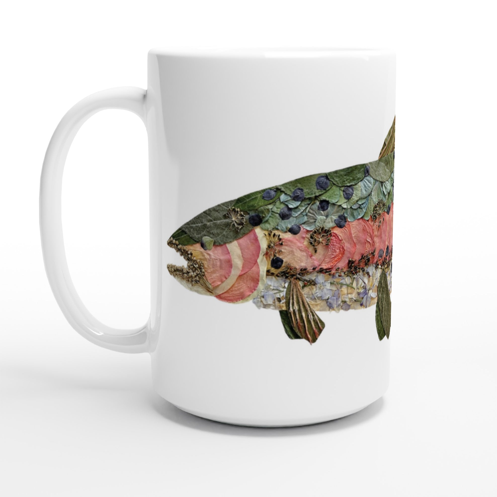 Rainbow Trout Mug 15oz - Oxeye Floral Co.