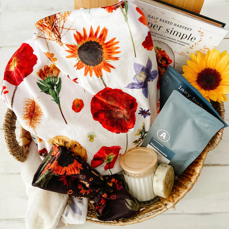 Autumn Bloom Throw Blanket