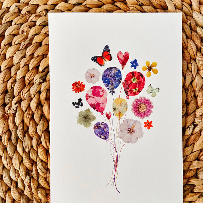 Flower Balloons Card