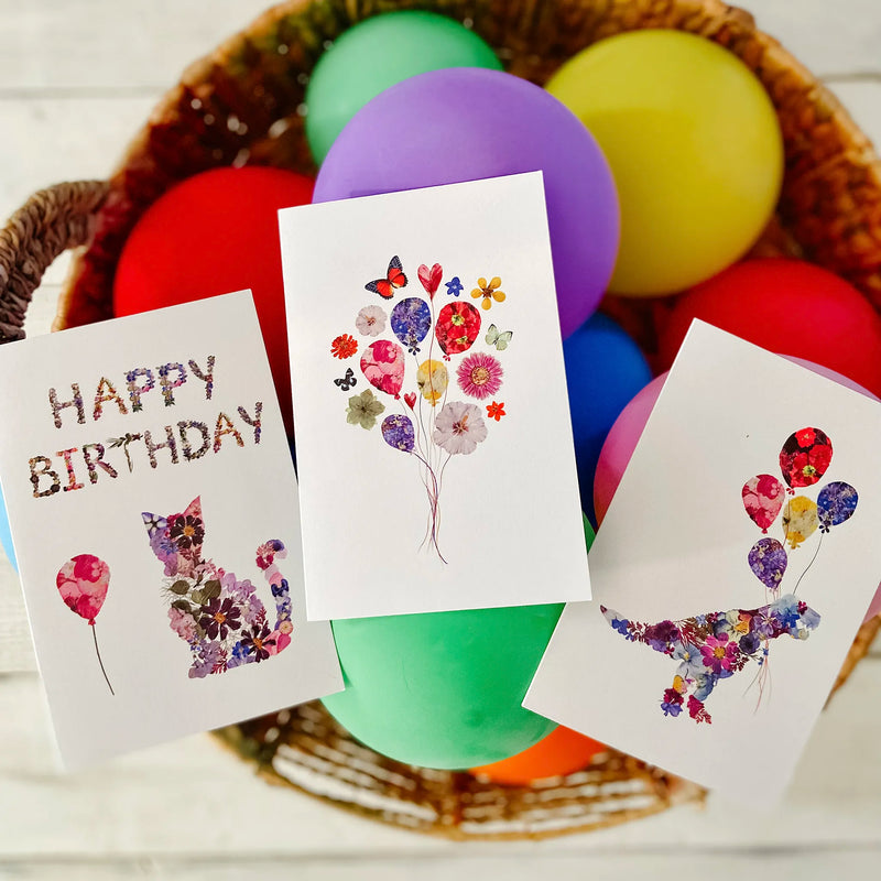 Flower Balloons Card