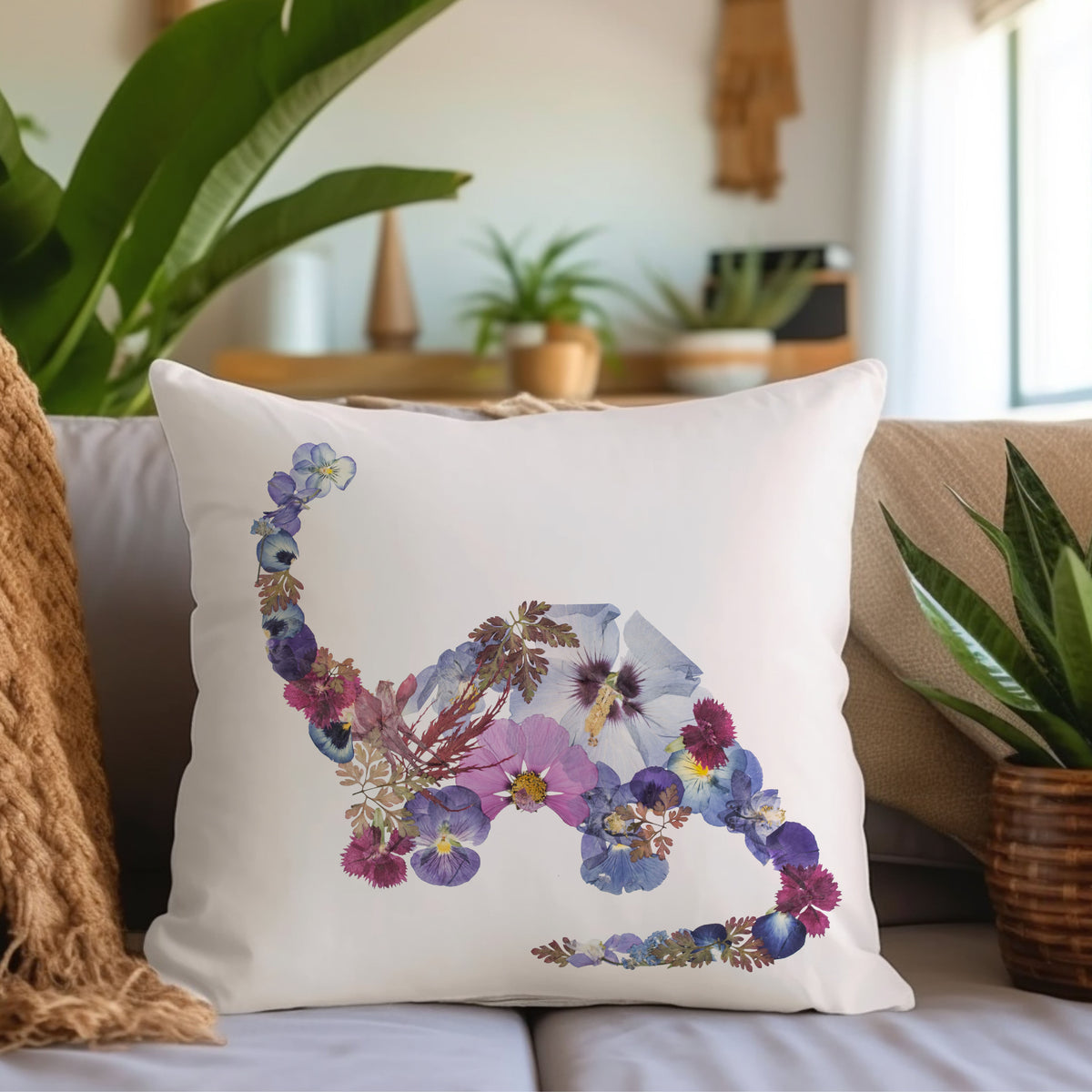 Brontosaurus Pillow Cover