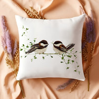 Chickadee Pillow Cover