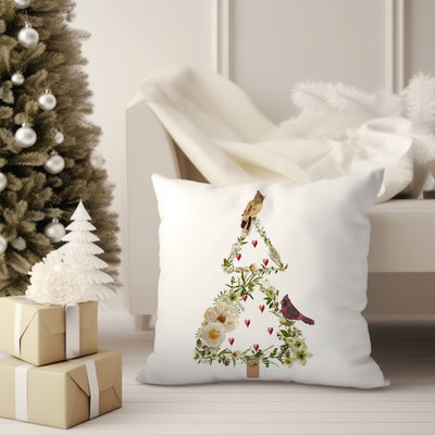 Christmas Cardinal Pillow Covers