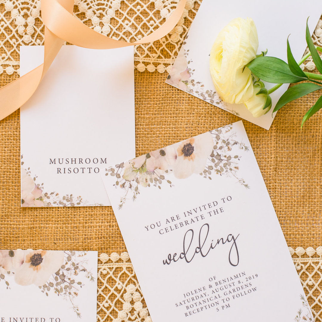 Free Download Floral Wedding Printables by Oxeye Floral Co